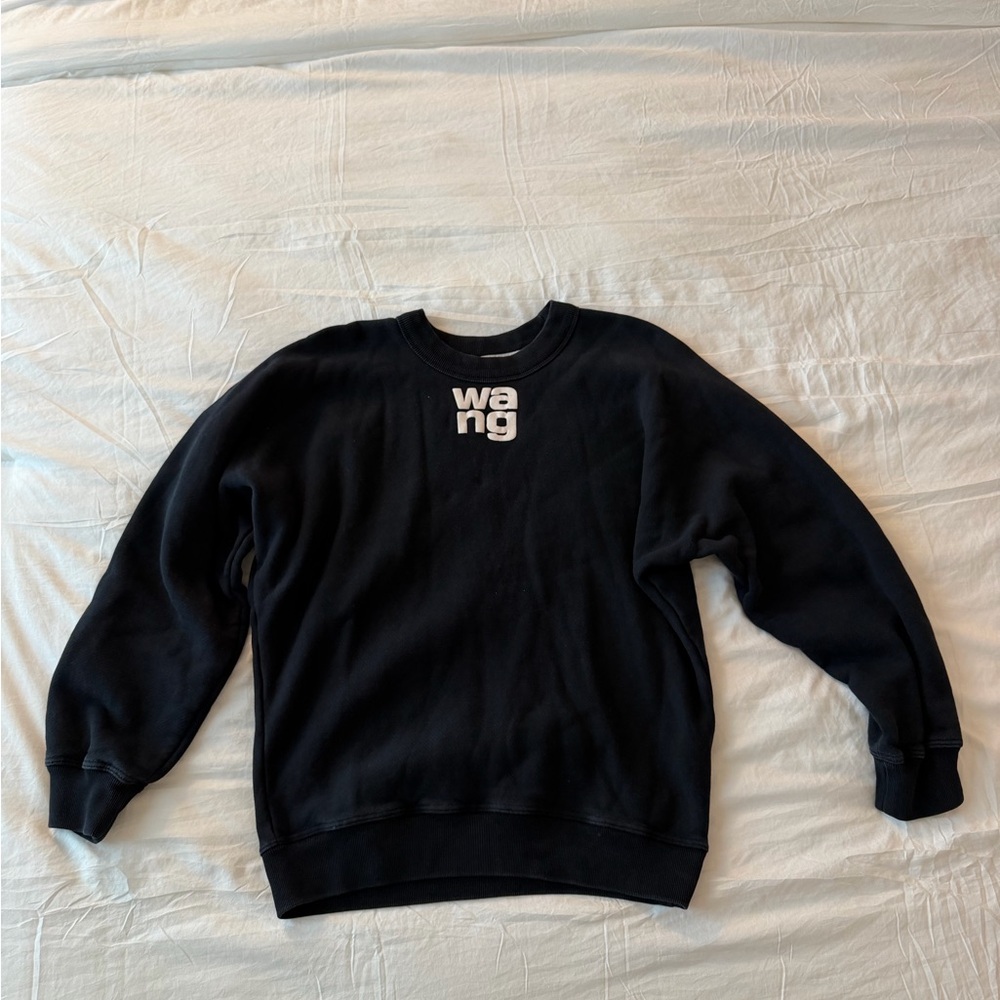 Alexander Wang Black Crewneck Sweatshirt